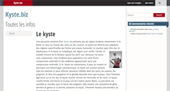 Desktop Screenshot of kyste.biz