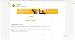 Desktop Screenshot of kyste.info